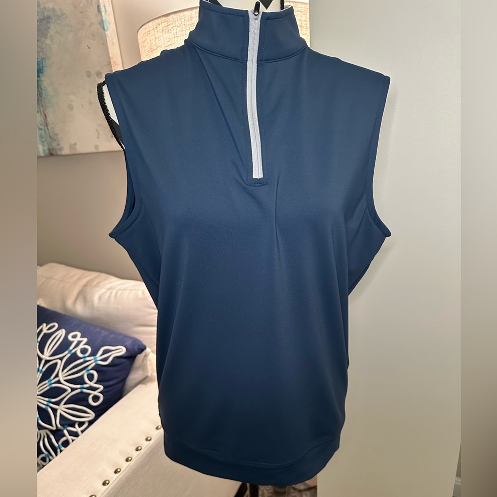 Peter Millar Mens Vest, Size Small, Blue
